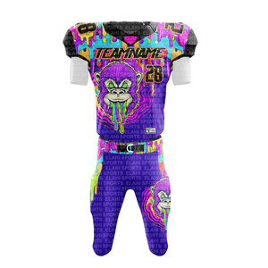 Uniformes de Fútbol Americano Sublimados Personalizados 2026, Transpirables, de Manga Corta, Antibacterianos, de Secado Rápido, Paquete Económico para Adultos - Product Image 2