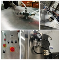 RVS 5000L Dubbelband Voedselveilige Poedermenger met Motor voor Thee Koffie Kruiden Supplementen Droge Poeder