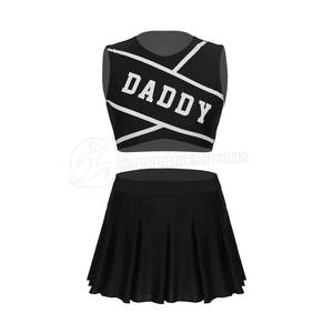 Uniforme de Porristas para Mujer, Material de Poliéster, Impresión de Logotipo Personalizada, Sublimación de Alta Calidad, Gran Venta - Product Image 1