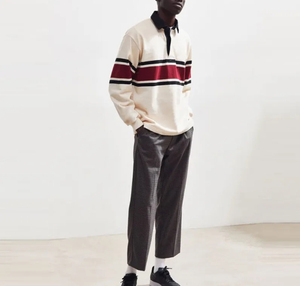 Logo personnalisé, étiquettes privées, prix de gros, tricot respirant, décontracté, imprimé, couleur unie, forte demande, rugby pour chemises pour hommes - Product Image 4