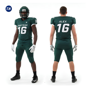 Uniformes de Fútbol Americano Personalizados de Primera Calidad, Pantalones Cortos de Entrenamiento con Impresión por Transferencia de Calor, Transpirables, Tallas Grandes, Listos para el Equipo - Product Image 3