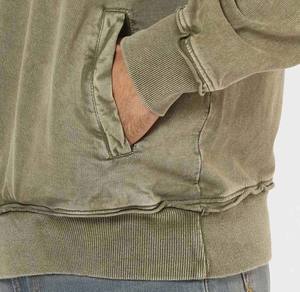 Personnalisé imprimé léger 100% coton hommes sweats à capuche doux confortable solide motif hiver travail tenue décontractée bas quantité minimale de commande vente! - Product Image 6