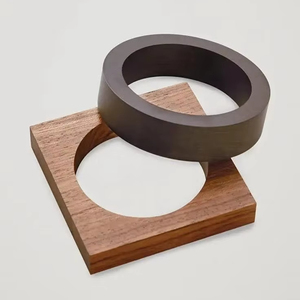 Handmade Square Wooden <b>Wristband</b> Vintage Boho Chunky Bangles for Men and Women Design Inspired Fashion Jewelry - Product Image 1
