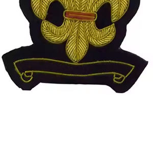 Badges de conception personnalisée de haute qualité fil de lingot brodé sur tissu à faible quantité minimale de commande avec fixation magnétique - Product Image 5