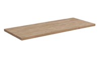 Durabilité Bloc de boucher droit naturel articulé à doigts Hevea Comptoir carré pour comptoirs de table et de bureau et bancs de travail