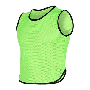 Gilets d'entraînement en maille respirants, légers et à séchage rapide, unisexes, pour le football et le basketball, avec bandes élastiques, gilets de sport en maille pour adultes - Product Image 1