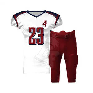 Uniforme de football américain à sublimation pour hommes avec un design personnalisé et un ajustement confortable - Product Image 1