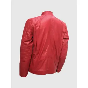 Smallville Superman <b>Red</b> Leather <b>Jacket</b> - Product Image 2
