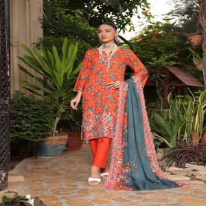 Trajes de estampado digital pakistaní de 3 piezas para mujer de invierno KINARA Ladies Salwar Kameez Vol Ropa india y pakistaní de Dr. Haris - Product Image 2