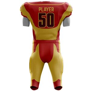 Maillot de football américain personnalisable de haute qualité, uniforme antibactérien respirant, options de tailles courtes et grandes - Prix de gros - Product Image 6