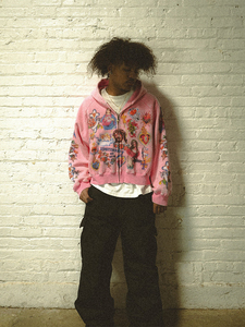 Sudaderas con cremallera de gran tamaño 450 Gsm French Terry Sudaderas con cremallera completa Ropa de calle de alta calidad Sudaderas con capucha con cremallera personalizadas para hombre - Product Image 4