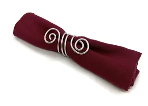 Top anneaux personnalisés à la mode pour les fournitures en gros de serviettes - Product Image 6