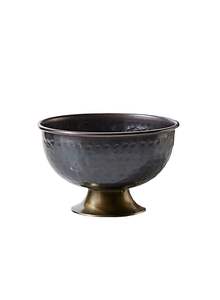 Premium 2 Piece Black Hammered Bowl Set for Home Entertaining Daily Meals Event Serving and Classy <b>Gift</b> <b>Hampers</b> - Product Image 2