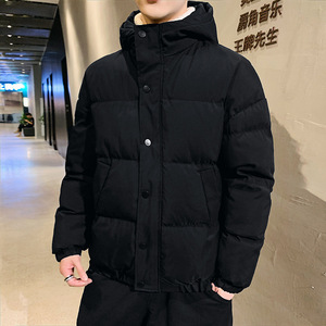 Veste bomber matelassée en toile pour homme, mode d'hiver, design personnalisé, respirante, séchage rapide, style streetwear - Product Image 3