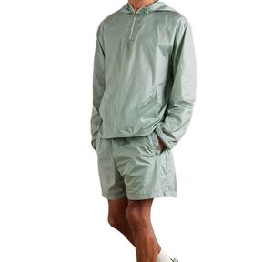 Conjunto de Pantalones Cortos Deportivos para Hombre, Personalizados al por Mayor, con Cierre de Cremallera, Cintura Alta Elástica, Poliéster/Algodón, Secado Rápido, Color en Contraste 2026 - Product Image 1