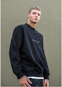 Sweatshirts à col rond personnalisés pour hommes pull-over en tricot léger à capuche chandail à manches longues décontracté chemises - Product Image 3
