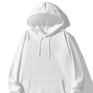 เสื้อฮู้ดดี้ทรงหลวม ผ้าฝ้าย 100% ระบายอากาศได้ดี มีกระเป๋า สำหรับผู้ชาย ลายพิมพ์ใหม่ บริการ OEM สำหรับฤดูหนาว - Product Image 1