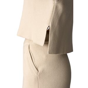 Sudadera Corta para Mujer, Manga Larga, Cuello Redondo, Estilo Holgado, Color Sólido Personalizado, Sudadera al por Mayor para Mujer - Product Image 5