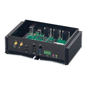 แบบ Dual <span class=keywords><strong>LAN</strong></span> Mini Industrial PC Windows 11 OS Core I5-10200H I7-10750H รองรับ3จอภาพการชำระเงินตู้6xcom หน่วยความจำ DDR4ใหม่ AU US - Product Image 2