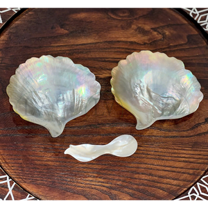 Accessoires de décoration de luxe en nacre, ensemble de vaisselle en coquille de nacre, ornement de table en nacre naturelle, décoration de cuisine à domicile en provenance du Vietnam - Product Image 2