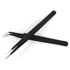 Éliminer les perchoirs pince à cils pince à épiler professionnelle avec étiquetage de marque personnalisé Kit de beauté professionnel en acier inoxydable - Product Image 1