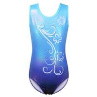 Vente flash : Justaucorps de gymnastique sans manches pour filles, haute qualité, motif flamme, impression par sublimation, service OEM, vente en gros, personnalisable