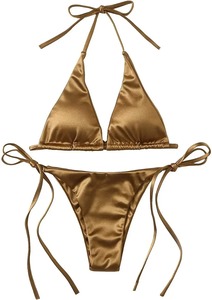 Bikini de 4 piezas y falda 2023, traje de baño para niñas, traje de baño de cintura alta para niños, bañistas, traje de baño, ropa de playa - Product Image 3