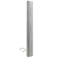 Altavoz de Columna de Aluminio Profesional Cotina de 10 W con Certificación EN54-24, Woofer de 3.5 Pulgadas, Pasivo, con Graves Mejorados, Resistente al Agua, Alimentado por Corriente Alterna