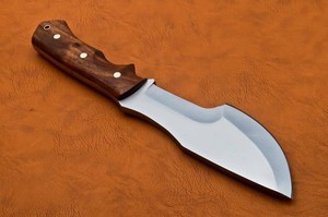 มีดติดตามเหล็ก D2ดีไซน์ทันสมัยกลางแจ้งใช้ในห้องครัวกลางแจ้งเอาชีวิตรอดในการตั้งแคมป์มีดด้ามไม้ - Product Image 2