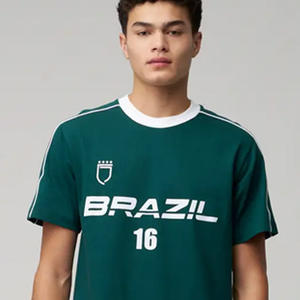 Camiseta con logotipo personalizado | Camiseta de algodón unisex al por mayor | Fabricante de camisetas de manga corta de moda impresas - Product Image 5