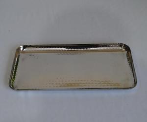 Bandeja de servicio de forma rectangular de gran oferta de diseño único moderno Premium con niquelado crudo para decoración del hogar y uso en la cocina - Product Image 3