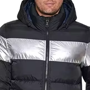 Chaqueta de Mezclilla Acolchada para Hombre, Estilo Vintage 2026, Ecológica, con Capucha, Color, Talla y Logotipo Personalizables, Transpirable - Product Image 4