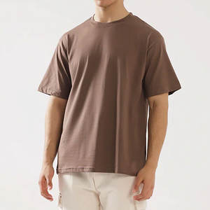 เสื้อยืดโอเวอร์ไซส์ผ้าคอตตอน100% วินเทจทรงสลิมฟิตสำหรับผู้ชายเสื้อยืดโอเวอร์ไซส์แบบลำลองขนาดพลัสไซส์สำหรับฤดูร้อน - Product Image 1