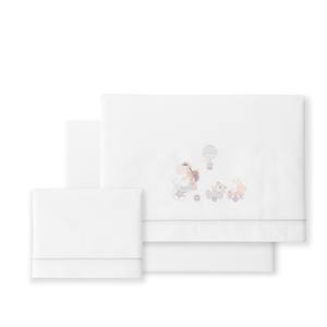 Juego de 3 Piezas de Ropa de Cama con Diseño de Jirafa, Tamaño 70x140, 100% Algodón, Sábanas con Diseño de Personajes, Técnica de Tejido - Product Image 1