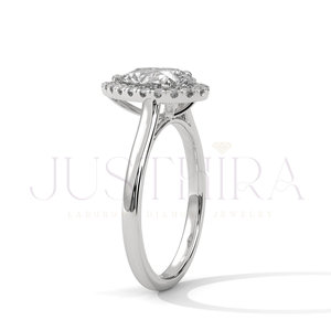 925 Silver Premium VVS Pear Cut Moissanite Diamond Solitaire Ring for Women Best For Anniversary Gift For Her And Wife - Product Image 4