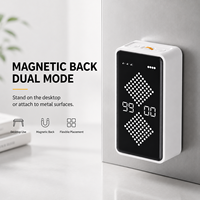 Timer Jam Pasir LED Digital Layar LED Definisi Tinggi Dapat Diisi Ulang Plastik Ramah Lingkungan Manajemen Waktu Membaca Anak-Anak