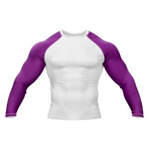 การออกแบบที่กําหนดเอง Sublimated Men Bjj Mma การบีบอัด Rashguard Bjj Rash Guard - Product Image 6