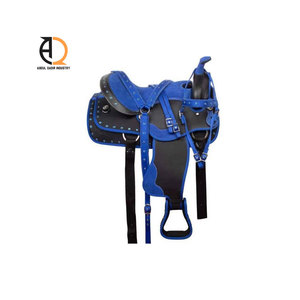 Leather <b>Saddle</b> Western English Horse <b>Saddle</b> Real Leather Horse Riding Products Equine Equestrian - Product Image 5