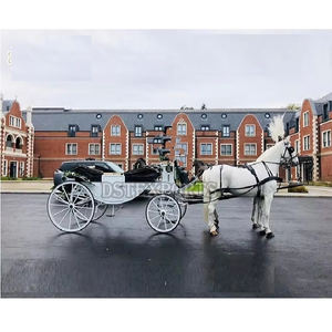 Carruaje funerario blanco inglés Buggy Funerales europeos Buggy de caballos a la venta Carruaje funerario blanco con clase - Product Image 2