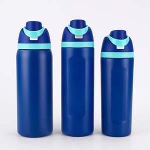 Bouteille isotherme sous vide en acier inoxydable de 600 ml de qualité supérieure, directement de l'usine, avec paille pour boissons sportives - Product Image 4