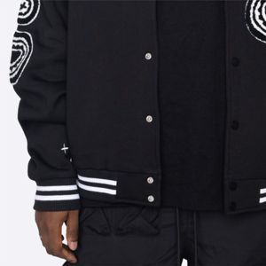 Chaqueta universitaria con diseño de parches de chenilla personalizados para hombre, disponible en la mejor calidad superior - Product Image 6