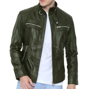 La chaqueta de cuero de moda más vendida para hombre, nueva chaqueta de cuero, ropa informal, chaqueta de cuero - Product Image 1