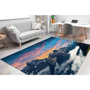 Tapis imprimé Tre Cime di Lavaredo - Design paysage naturel, avec poils doux - Product Image 2