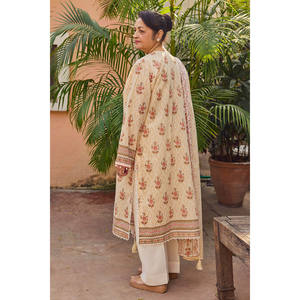 ชุดสูทผ้าลอนพิมพ์ลาย 3 ชิ้นสำหรับผู้หญิง พร้อมผ้าคลุมไหล่ รุ่น CL-62107 - Product Image 1