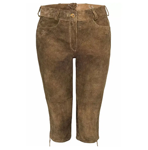 Genou bavarois authentique de qualité supérieure pour femme, coupe ajustée, Oktoberfest d'hiver, logo en dentelle, décoration avant plat - Product Image 2