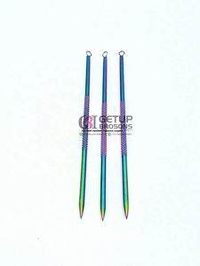 Dissolvant de tête noire de haute qualité arc-en-ciel Plasma diamant poignée en acier inoxydable japonais avec votre propre Instrument de beauté de Logo personnalisé - Product Image 6