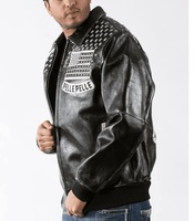 Veste de motard en cuir pour hommes, douce au toucher, chaude et confortable pour l'hiver OEM/ODM Service Logo personnalisé Veste de motard pour hommes