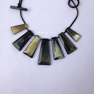 Custom Christian Bone Pendant Necklace | <b>Handmade</b> Sustainable Bone <b>Jewelry</b> with Solid Pattern for Women & Men Anniversary Gift - Product Image 3