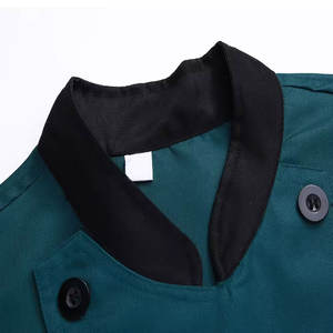 Le chef à manches longues enduit l'uniforme respirant de cuisine pour le personnel de café et d'hôtel de boulangerie de restaurant - Product Image 3