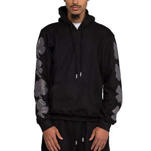 Top quality new custom design best manufacturing Men <b>Rhinestone</b> <b>Hoodies</b> breathable soft material quick dry Men <b>Rhinestone</b> Hoodie - Product Image 2